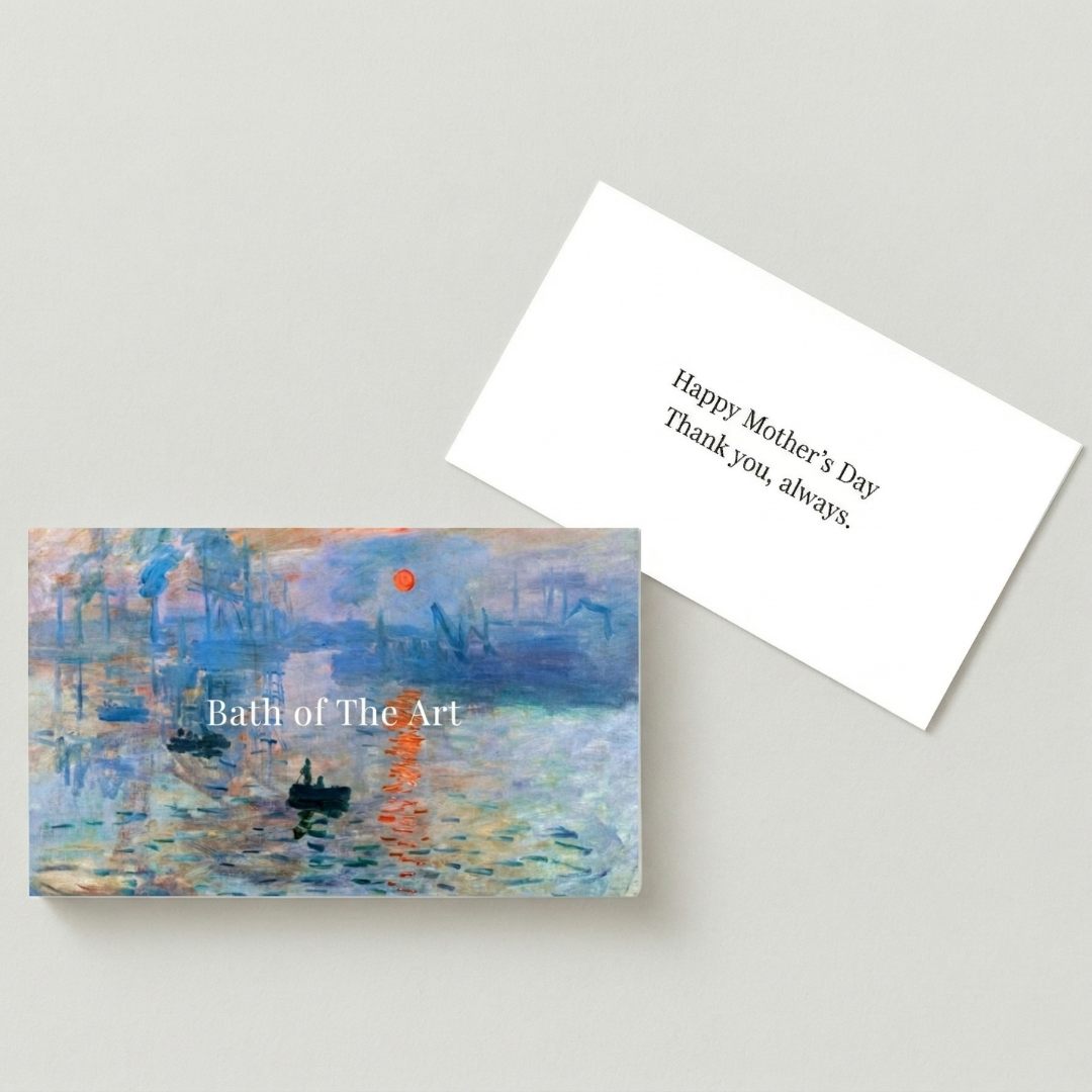 母の日限定カード付/配送日指定OK/バスソルト -モネ・睡蓮- Paperbagセット